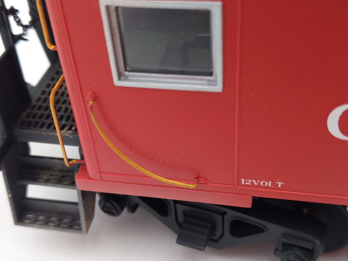 Atlas 7600 O Scale Custom GM&O Extended Vision Caboose #2956 (2-Rail) EX