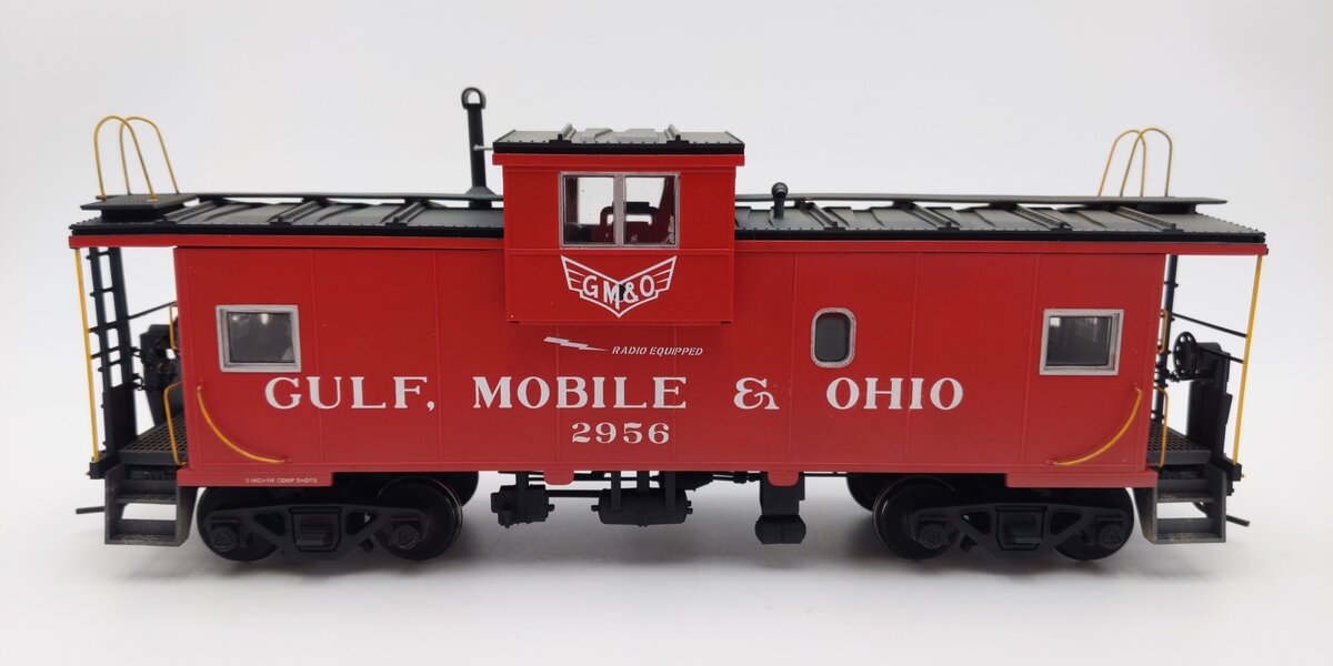Atlas 7600 O Scale Custom GM&O Extended Vision Caboose #2956 (2-Rail) EX