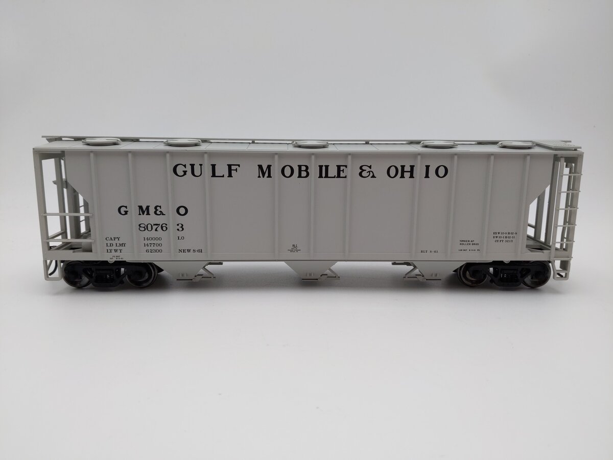 Atlas 2002560-1 O Scale GM&O 3-Bay PS-2 Covered Hopper #80763 (2-Rail) LN/Box
