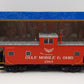 Atlas 7657-1 O Scale Gulf Mobile & Ohio Standard Cupola Caboose #2994 (2-Rail) EX/Box
