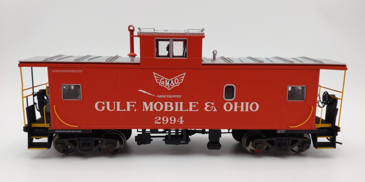 Atlas 7657-1 O Scale Gulf Mobile & Ohio Standard Cupola Caboose #2994 (2-Rail) EX/Box