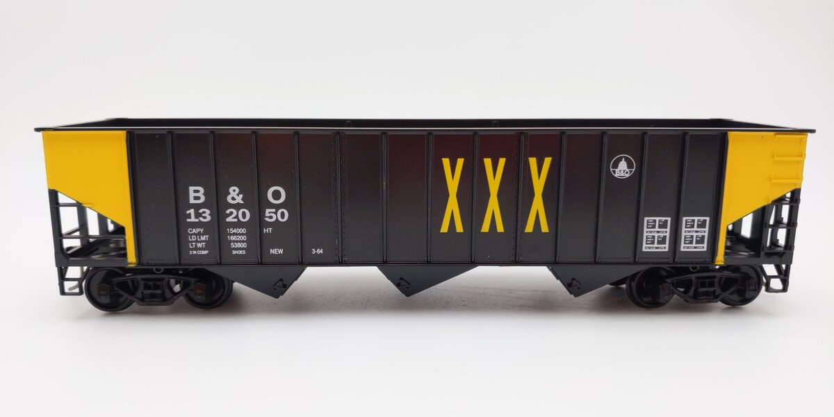 Weaver O Scale Baltimore & Ohio "XXX" 3-Bay Coal Car #132050 (2-Rail) EX/Box