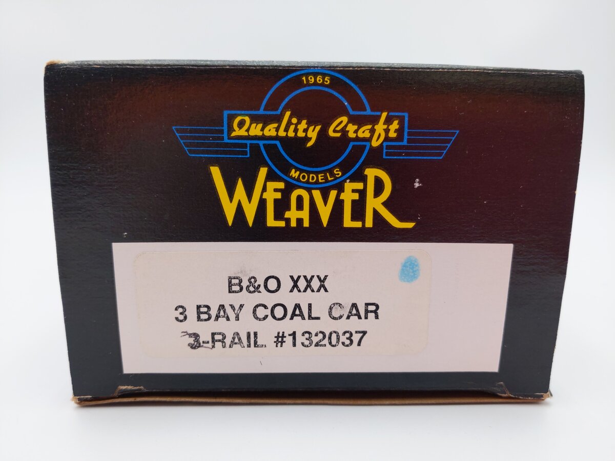 Weaver O Scale Baltimore & Ohio 