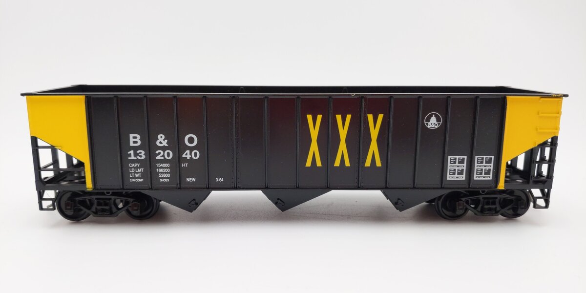 Weaver O Scale Baltimore & Ohio "XXX" 3-Bay Coal Car #132040 (2-Rail) EX/Box