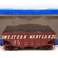 Atlas 7757-3 O Western Maryland 55-Ton Fishbelly Hopper Car #10918 (2-Rail) LN/Box