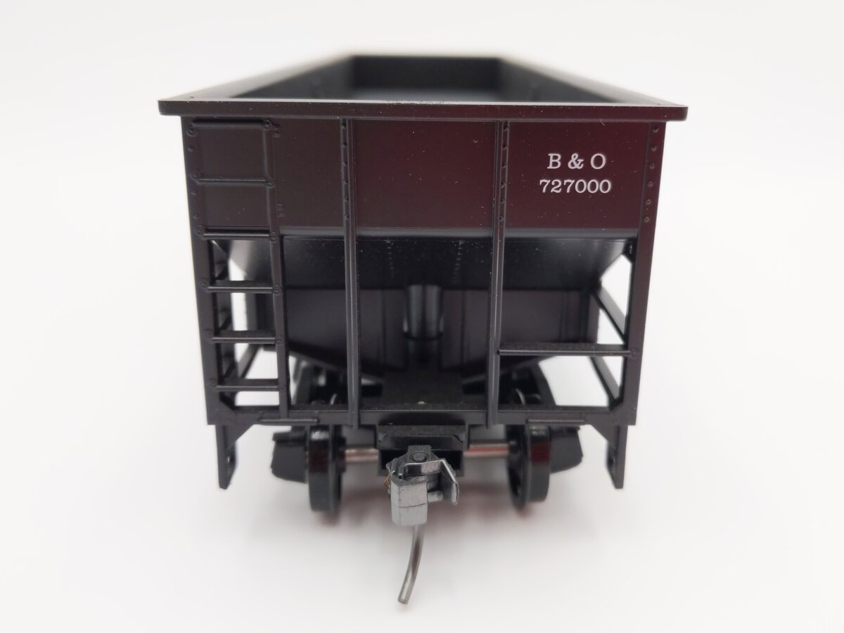 Weaver O Scale Baltimore & Ohio 2-Bay Hopper Car #727000 (2-Rail) EX