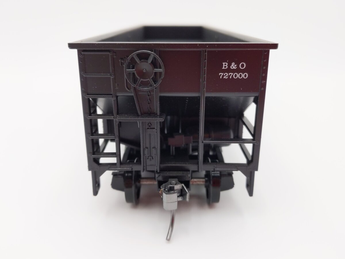 Weaver O Scale Baltimore & Ohio 2-Bay Hopper Car #727000 (2-Rail) EX