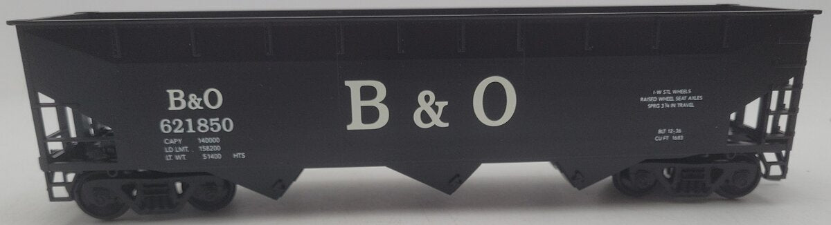 Weaver U3803 O Scale Baltimore & Ohio Hopper Car #621850 (2-Rail) EX/Box