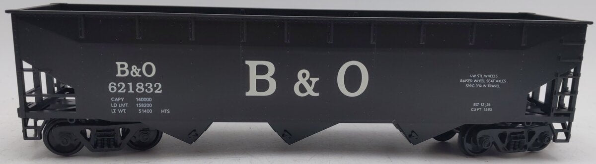 Weaver U3803 O Scale Baltimore & Ohio Hopper Car #621832 (2 Rail) EX/Box