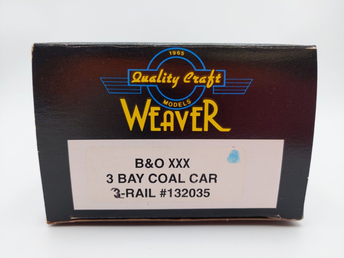 Weaver O Scale Baltimore & Ohio 