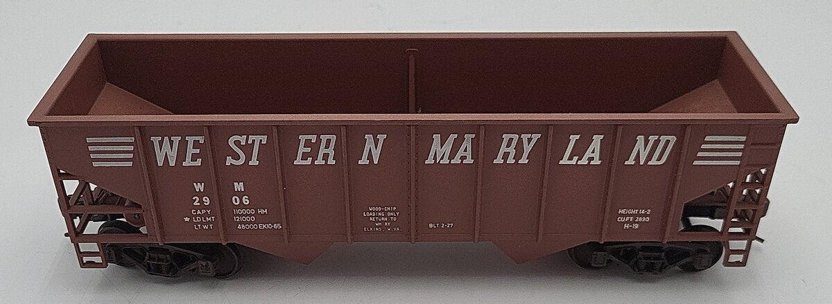 Weaver O Scale Western Maryland Hopper Car #2906 2-Rail Custom Weathered