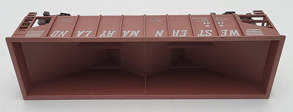 Weaver O Scale Western Maryland Hopper Car #2906 2-Rail Custom Weathered