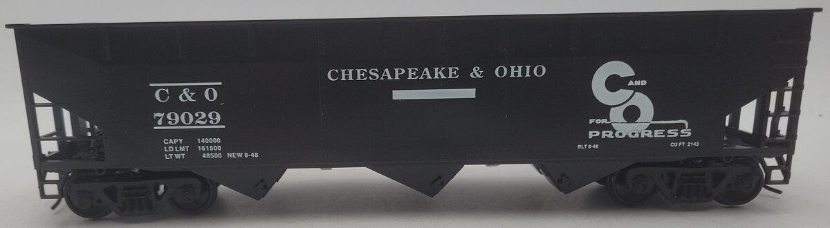 Weaver U3810 O Scale Chesapeake & Ohio Hopper Car #79029 - 2 Rail EX/Box