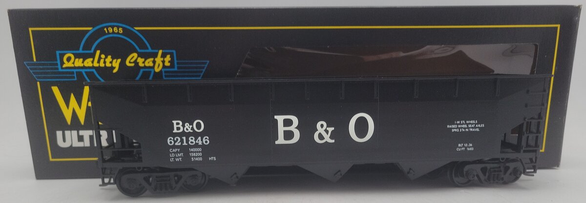 Weaver U3803 O Scale 2-Rail Baltimore & Ohio Hopper Car #621846 EX/Box