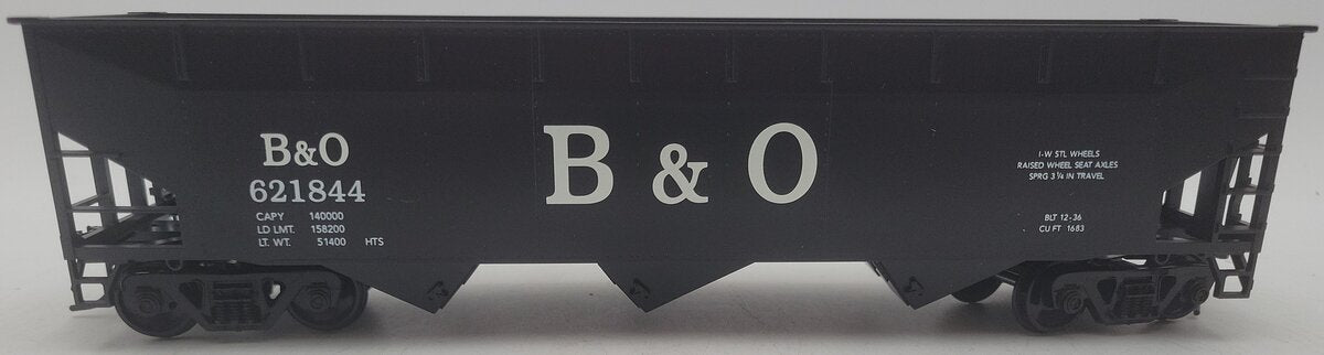 Weaver U3803 O Scale Baltimore & Ohio Hopper Car #621844 (2-Rail) EX/Box