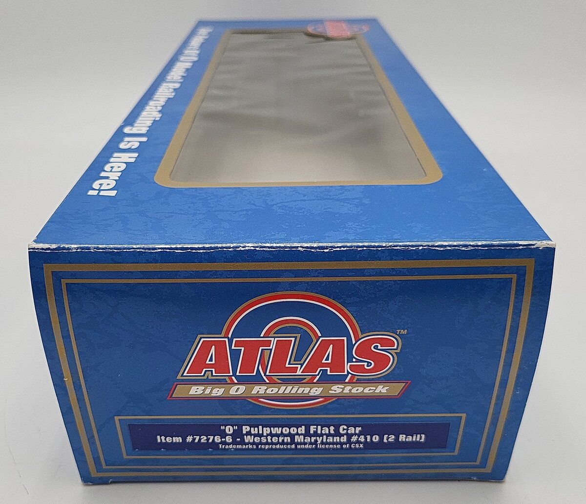 Atlas 7276-6 Western Maryland GSC Pulpwood Flatcar #410 - 2 Rail LN/Box