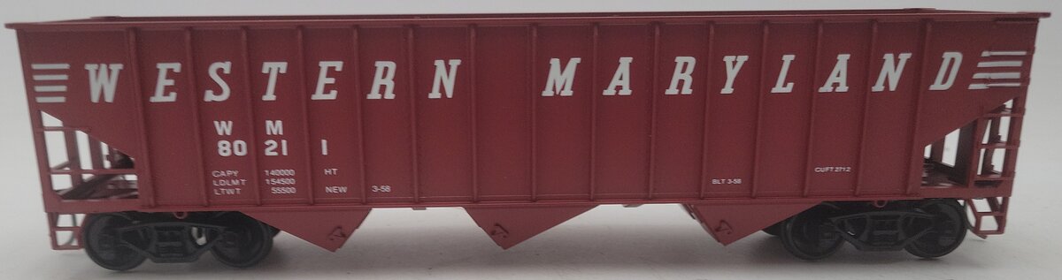 Weaver O Scale Western Maryland Hopper Car #80211 - 2 Rail EX/Box