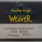 Weaver 4029 O Gauge Western Maryland 3 Bay Hopper Car #80212 ( 2-Rail) EX/Box