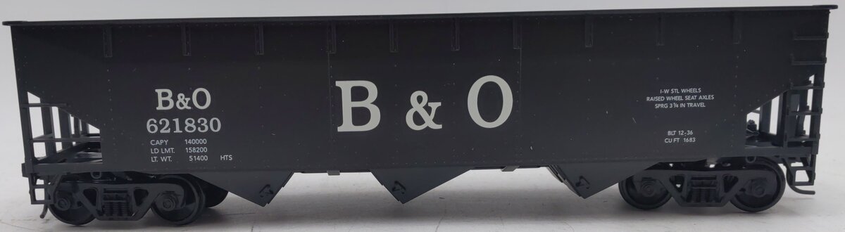 Weaver U3803 O Scale Baltimore & Ohio Hopper Car #621830 (2-Rail) EX/Box