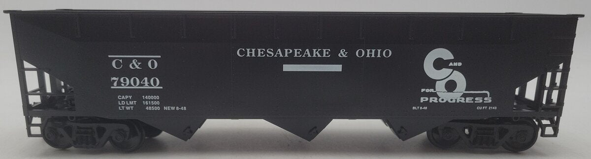 Weaver U3810 O Scale Chesapeake & Ohio Hopper Car #79040 - 2 Rail EX/Box