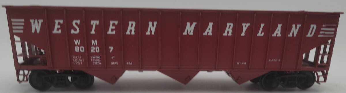 Weaver O Gauge Western Maryland 2-Rail Hopper Car #80207 EX/Box