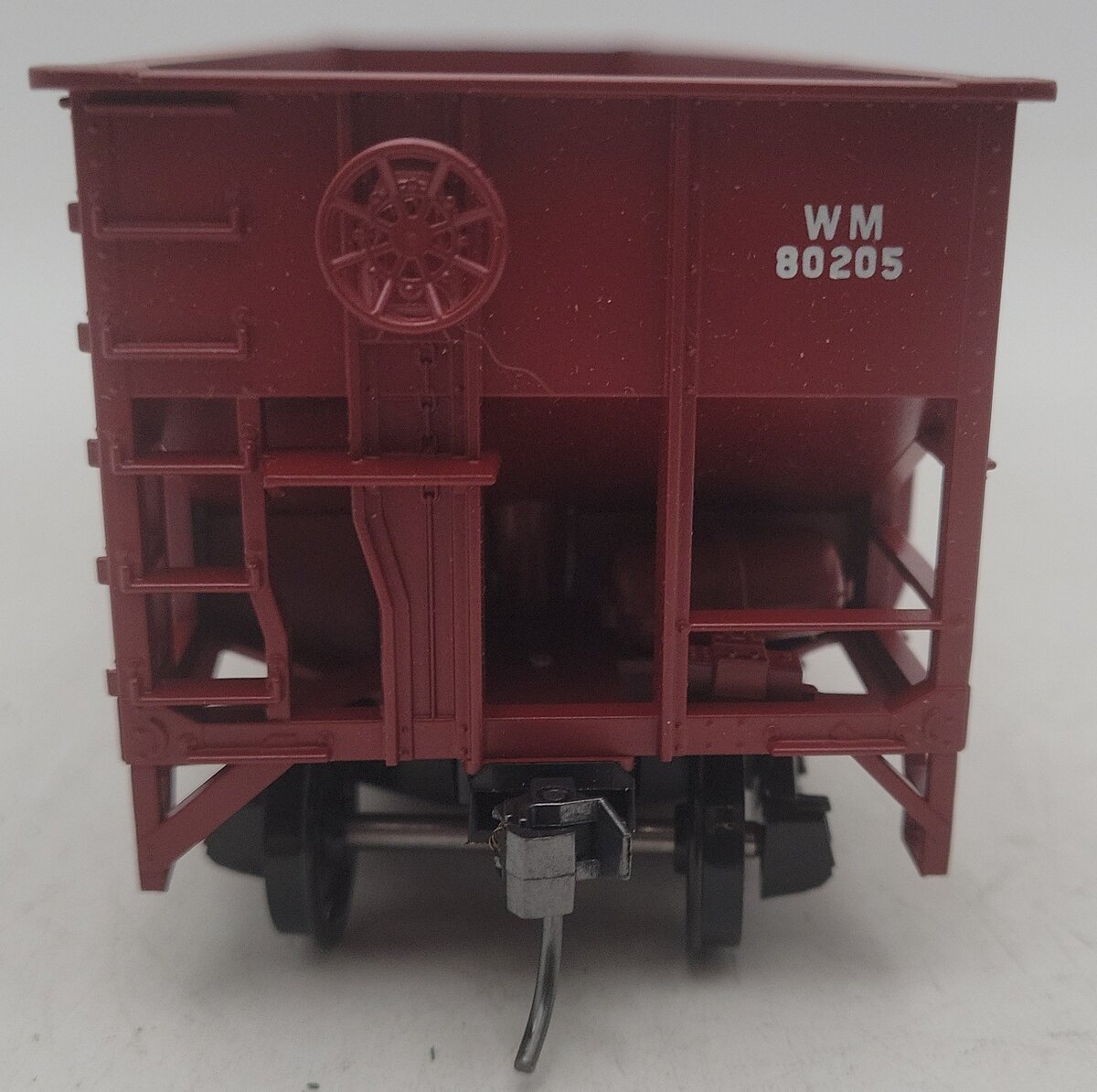 Weaver 4029 O Scale 2-Rail Western Maryland 3 Bay Coal Hopper Car #80205 EX/Box