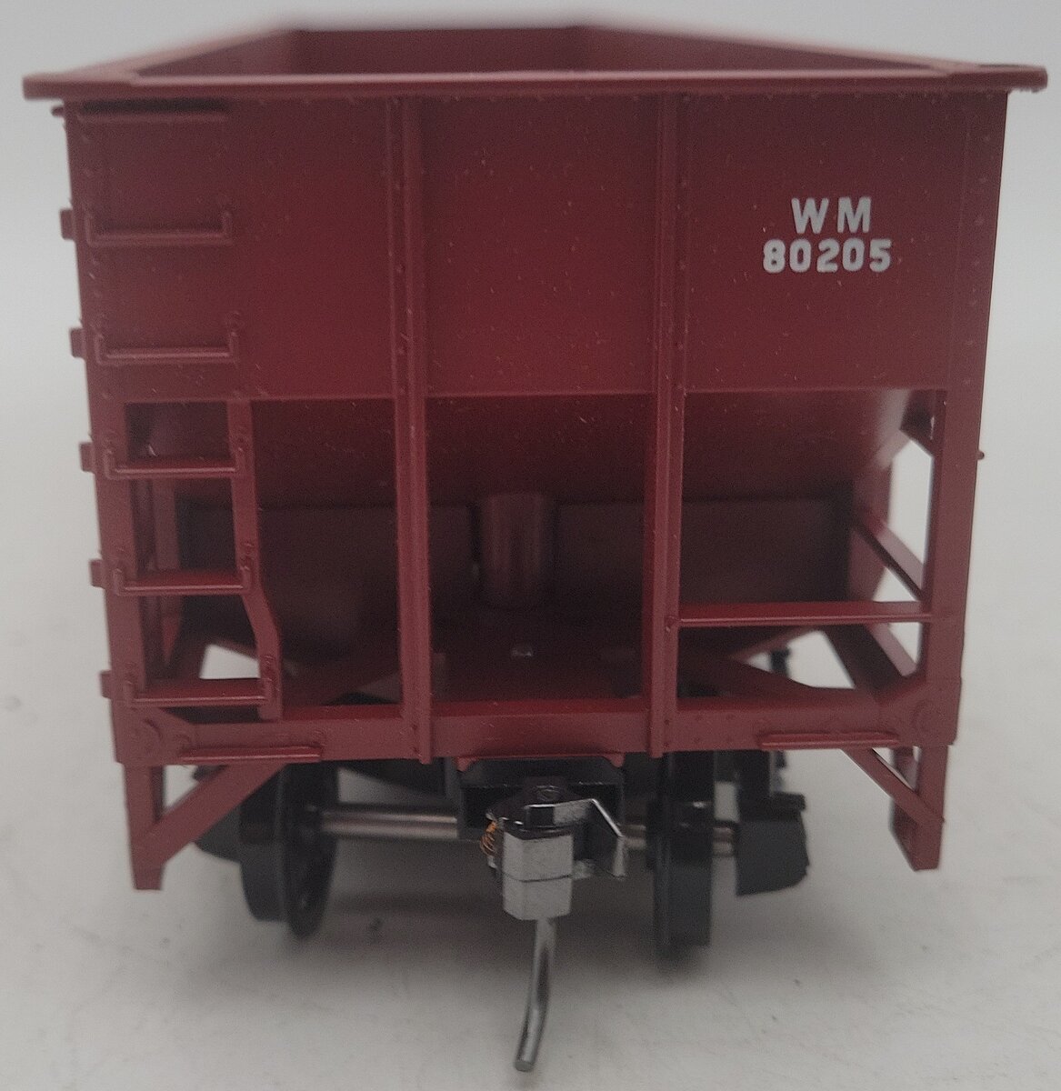 Weaver 4029 O Scale 2-Rail Western Maryland 3 Bay Coal Hopper Car #80205 EX/Box