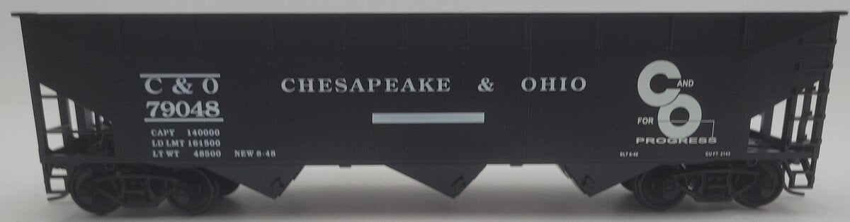 Weaver U3810 O Scale Chesapeake & Ohio Hopper Car #79048 - 2 Rail EX/Box