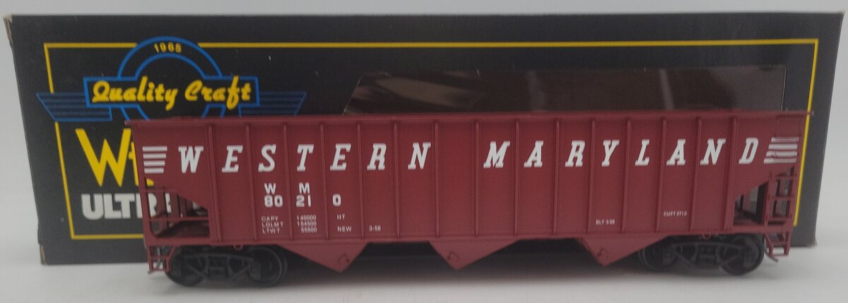 Weaver O Gauge Western Maryland 2-Rail Hopper Car #80210 EX/Box