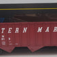 Weaver O Gauge Western Maryland 2-Rail Hopper Car #80213 EX/Box