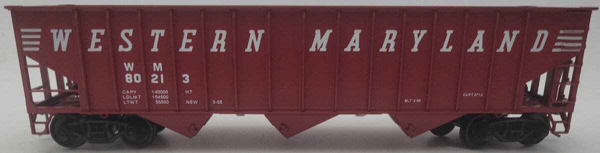 Weaver O Gauge Western Maryland 2-Rail Hopper Car #80213 EX/Box