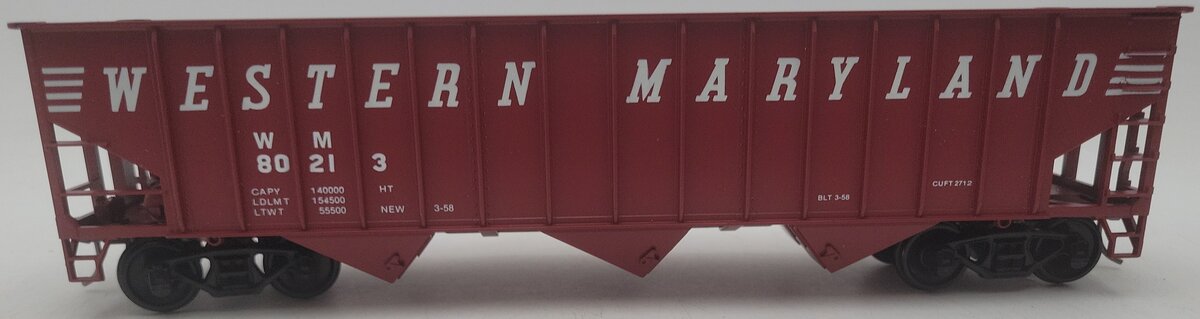 Weaver O Gauge Western Maryland 2-Rail Hopper Car #80213 EX/Box