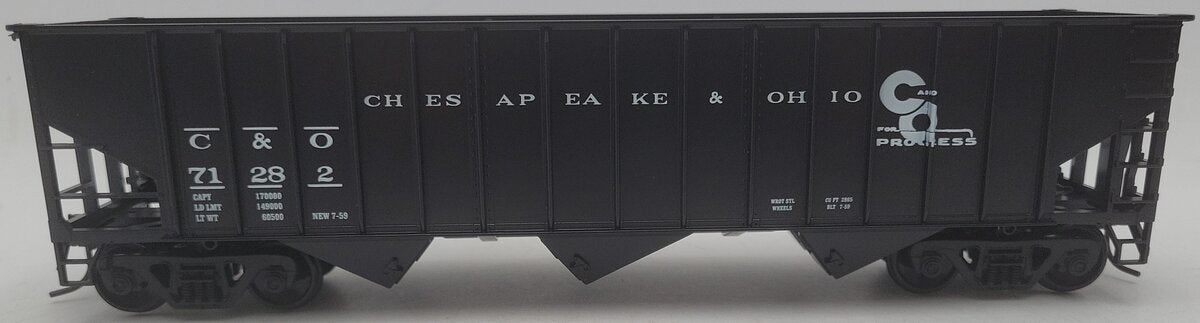 Weaver U2217 O Scale Chesapeake & Ohio Hopper Car #71282 (2-Rail) EX/Box