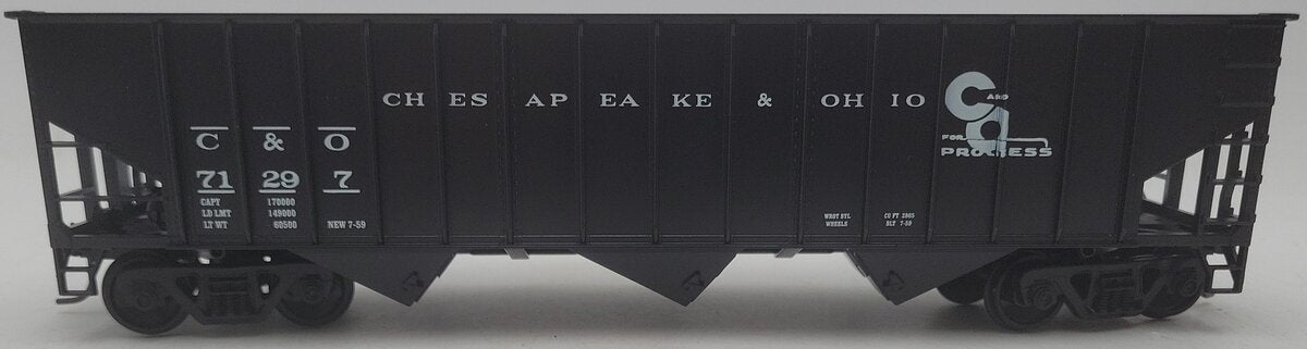 Weaver U2217 O Scale Chesapeake & Ohio Hopper Car #71297 (2-Rail) EX/Box