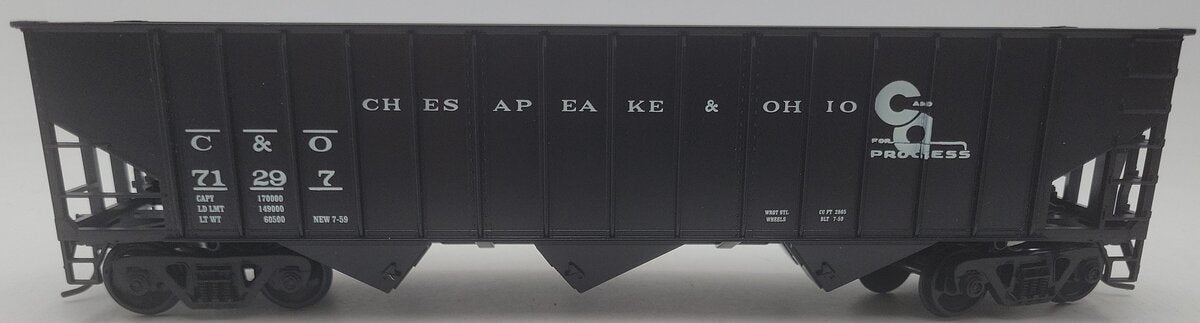 Weaver U2217 O Scale Chesapeake & Ohio Hopper Car #71297 (2-Rail) EX/Box