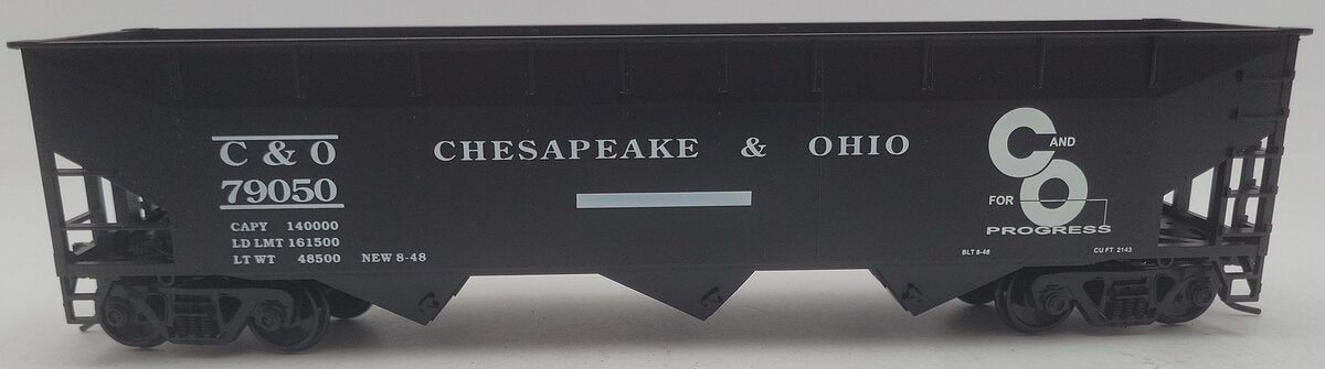 Weaver U3810 O Scale Chesapeake & Ohio Hopper Car #79050 - 2 Rail EX/Box