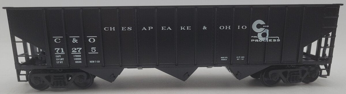 Weaver U2217 O Scale Chesapeake & Ohio Hopper Car #71275 (2-Rail) EX/Box