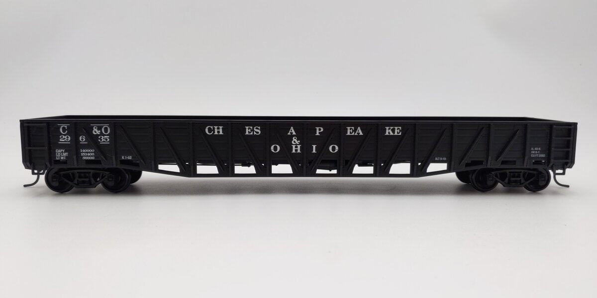 Weaver U17014LD O Scale Chesapeake & Ohio Wartime Gondola #29999 (2-Rail) LN/Box