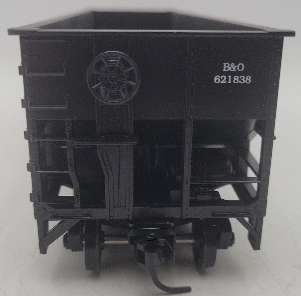Weaver U3803 O Scale Baltimore & Ohio 2-Bay Hopper Car #621838 (2 Rail) EX/Box