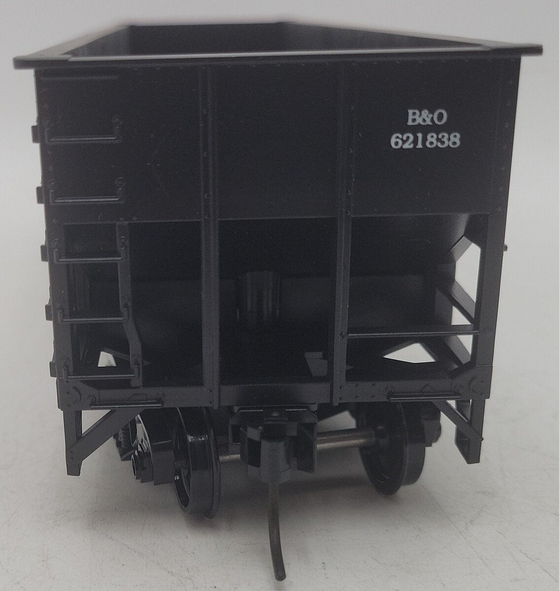 Weaver U3803 O Scale Baltimore & Ohio 2-Bay Hopper Car #621838 (2 Rail) EX/Box