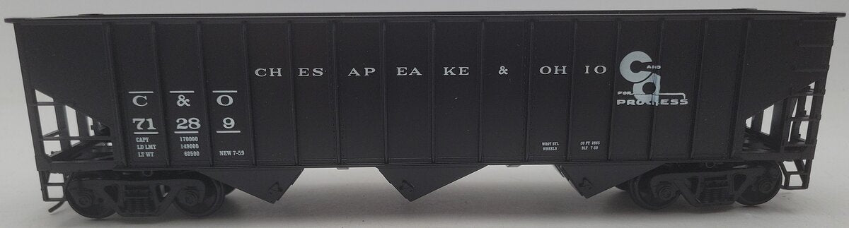 Weaver U2217 O Scale Chesapeake & Ohio Hopper Car #71289 (2-Rail) EX/Box