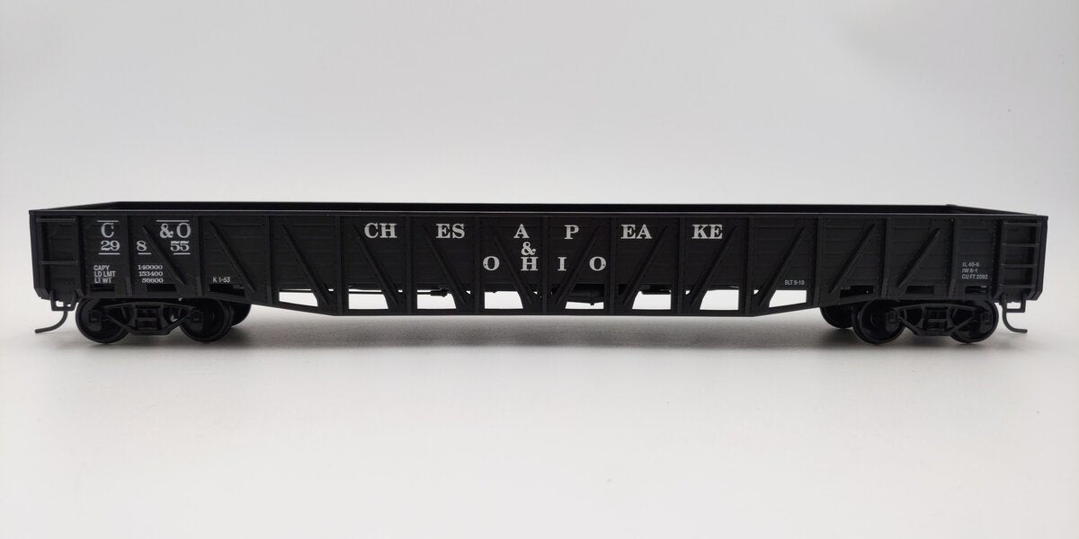 Weaver U17014LD O Scale Chesapeake & Ohio Wartime Gondola #29855 (2-Rail) LN/Box
