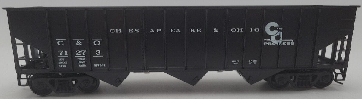 Weaver U2217 O Scale Chesapeake & Ohio Hopper Car #71273 (2 Rail) EX/Box