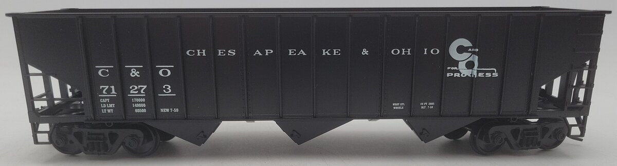 Weaver U2217 O Scale Chesapeake & Ohio Hopper Car #71273 (2 Rail) EX/Box