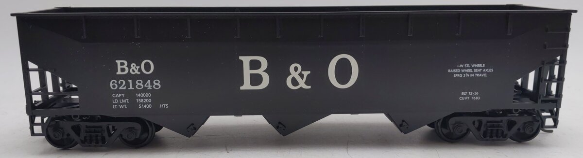 Weaver U3803 O Scale Baltimore & Ohio Hopper Car #621848 (2-Rail) EX/Box
