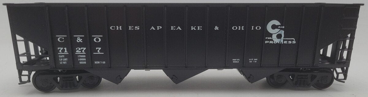 Weaver U2217 O Scale Chesapeake & Ohio Hopper Car #71277 (2-Rail) EX/Box