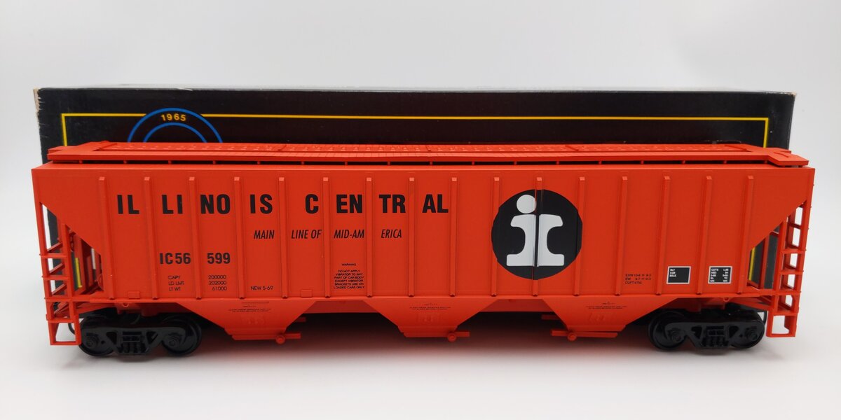 Weaver U3712 Illinois Central Hopper Car #56599 (2-Rail) EX/Box