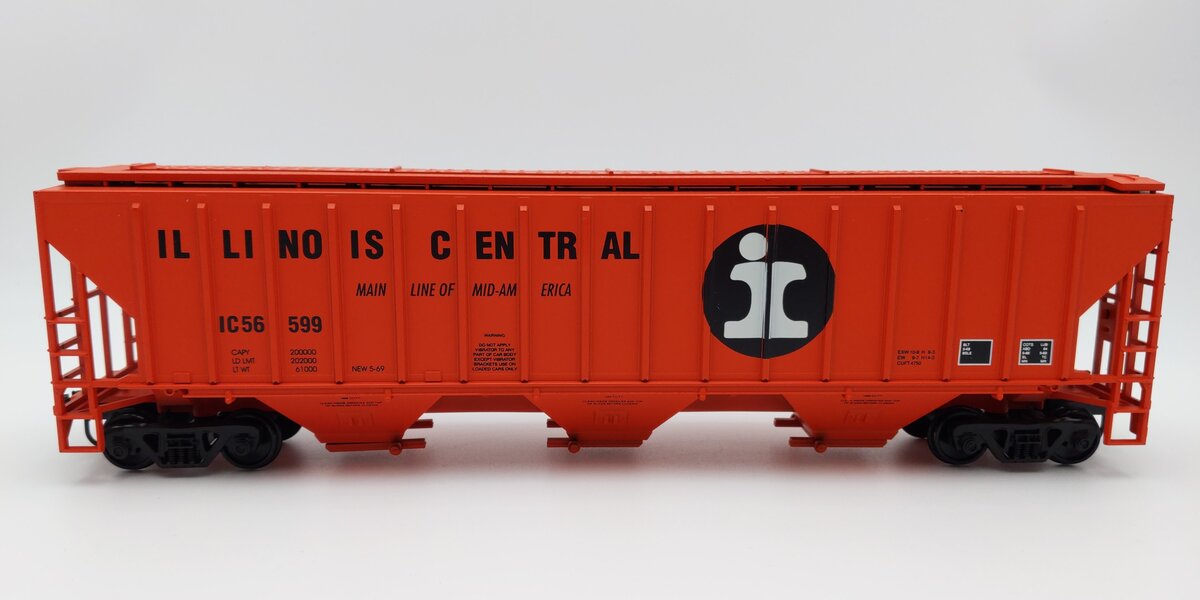 Weaver U3712 Illinois Central Hopper Car #56599 (2-Rail) EX/Box