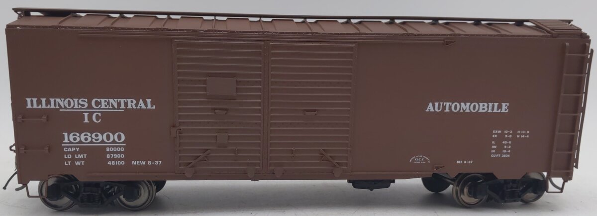 InterMountain 25213S-04 O Gauge Illinois Central 2-Rail Boxcar #166900 VG/Box