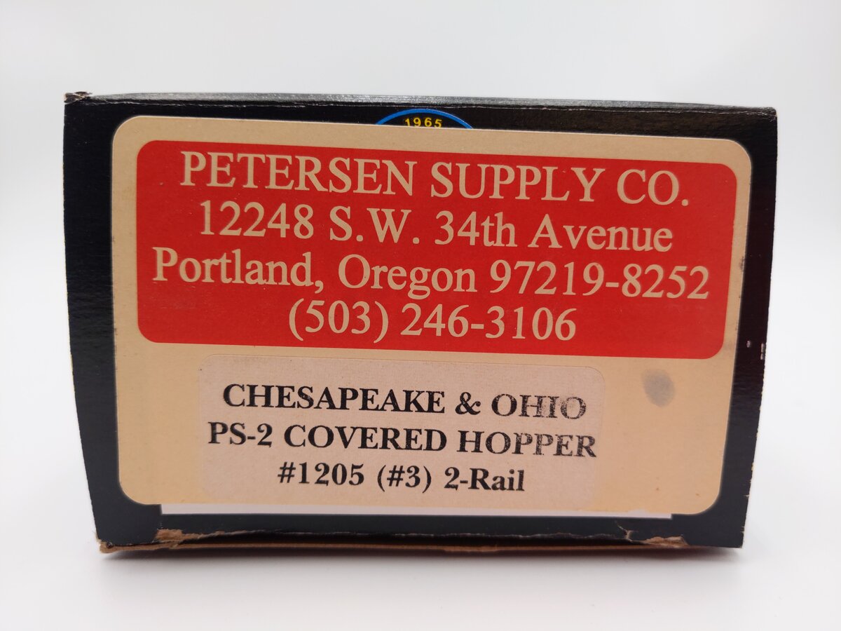 Weaver O Scale Chesapeake & Ohio PS-2 Covered Hopper #1205 (2-Rail) LN/Box